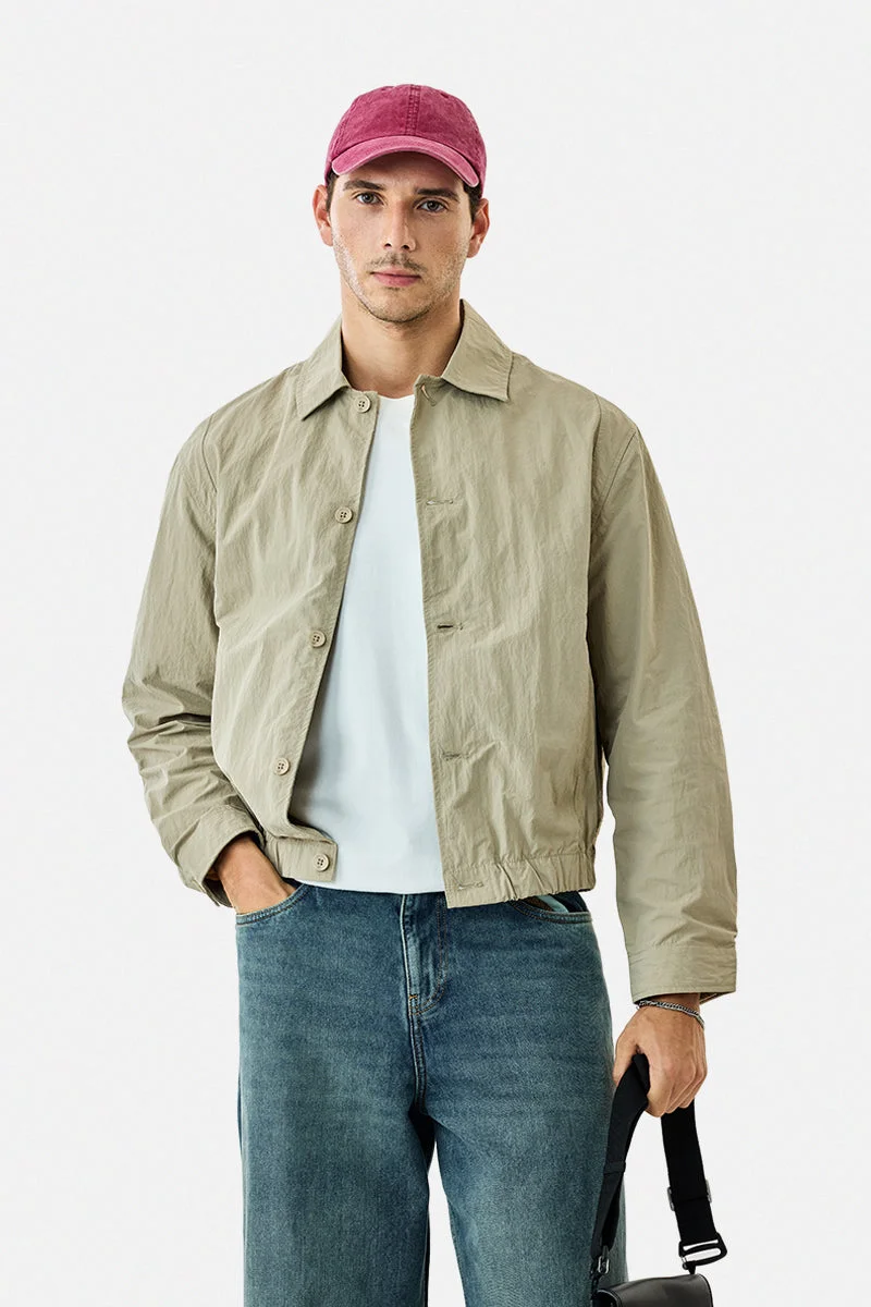 سنيتش Crushed Bomber Jacket